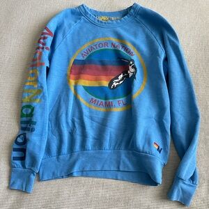 Aviator Nation Sky Blue Crewneck